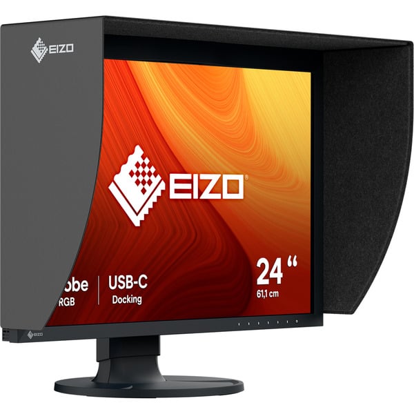 EIZO CG2400S ColorEdge, LED-Monitor - 61.1 cm (24.1 inches), black, WUXGA, IPS, USB-C, USB-Hub, KVM-Switch