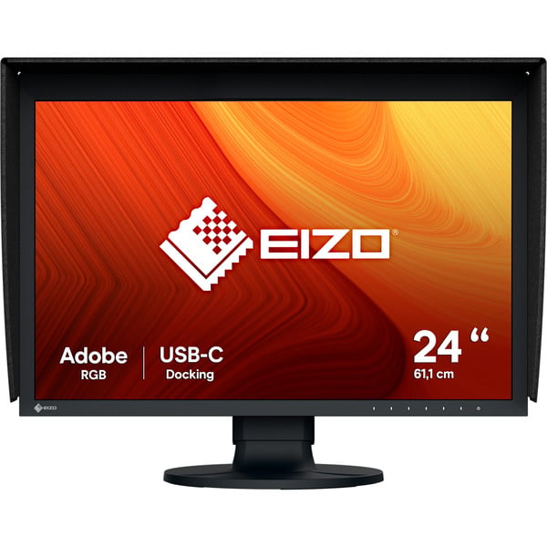 EIZO CG2400S ColorEdge, LED-Monitor - 61.1 cm (24.1 inches), black, WUXGA, IPS, USB-C, USB-Hub, KVM-Switch