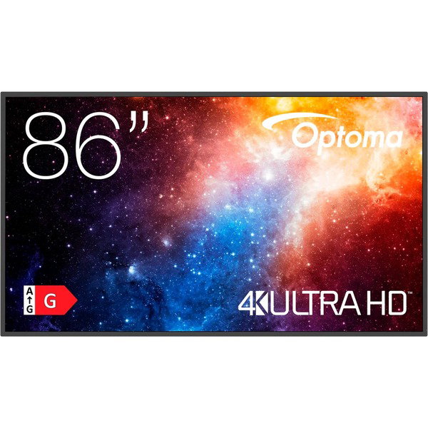 Optoma N3861K, Public Display - black, UltraHD/4K, HDMI, MediaPlayer