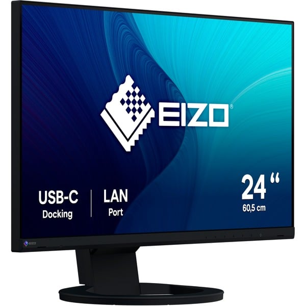 EIZO FlexScan EV2490-BK, LED-Monitor - 61 cm (24 inches), black, FullHD, 60 Hz, USB-C, IPS
