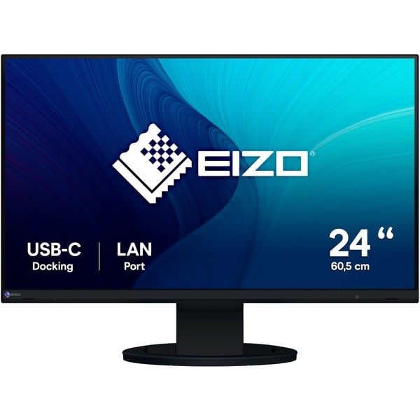 EIZO FlexScan EV2490-BK, LED-Monitor - 61 cm (24 inches), black, FullHD, 60 Hz, USB-C, IPS