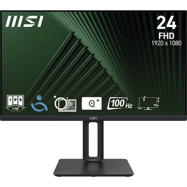 MSI PRO MP245PG, LED-Monitor - 60 cm (23.8 inches), black, FullHD, IPS, Adaptive-Sync, 100Hz Panel