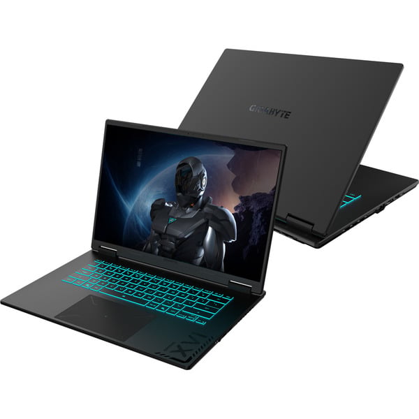 GIGABYTE GAMING A16 3THK3DE894SH, Gaming-Notebook - black, AMD Ryzen 7 260, NVIDIA GeForce RTX 5050, 16 GB DDR5, 1 TB (1 TB SSD), Windows 11 Home