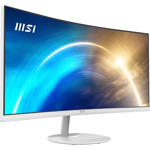 MSI PRO MP341CQWDE, LED-Monitor - 86 cm (34 inches), white, WQHD, VA, Curved, 100Hz Panel