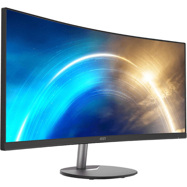 MSI PRO MP341CQDE, LED-Monitor - 86.4 cm (34 inches), black, WQHD, VA, Curved, speakers, 100Hz Panel