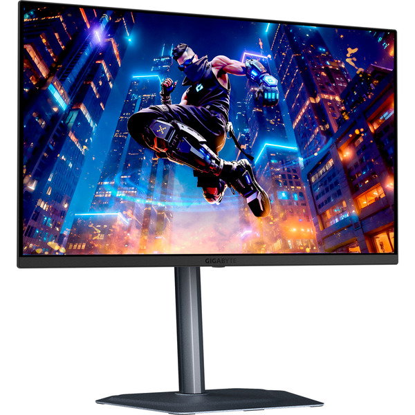 GIGABYTE MO27Q3 QD-OLED, Gaming-Monitor - 68.6 cm (27 inches), black, QHD, HDMI, DP, USB-C, USB-Hub, KVM, 360Hz Panel