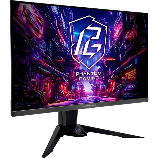 ASRock PGO27QFV QD-OLED, Gaming-Monitor - 68.6 cm (27 inches), black, QHD, HDMI, DP, USB-C, Wi-Fi-Antenne, 360Hz Panel
