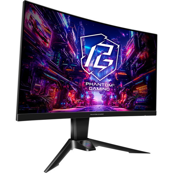 ASRock PG27QRT2A, Gaming-Monitor - 68.6 cm (27 inches), black, QHD, VA, Curved, Free-Sync, Wi-Fi-Antenne, 180Hz Panel