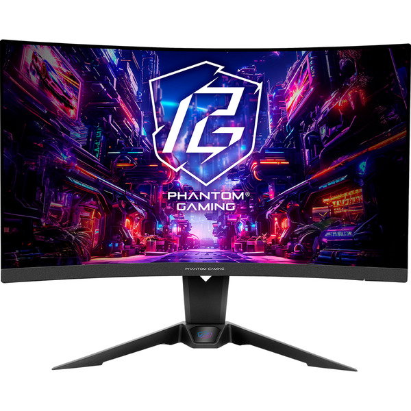 ASRock PG27QRT2A, Gaming-Monitor - 68.6 cm (27 inches), black, QHD, VA, Curved, Free-Sync, Wi-Fi-Antenne, 180Hz Panel