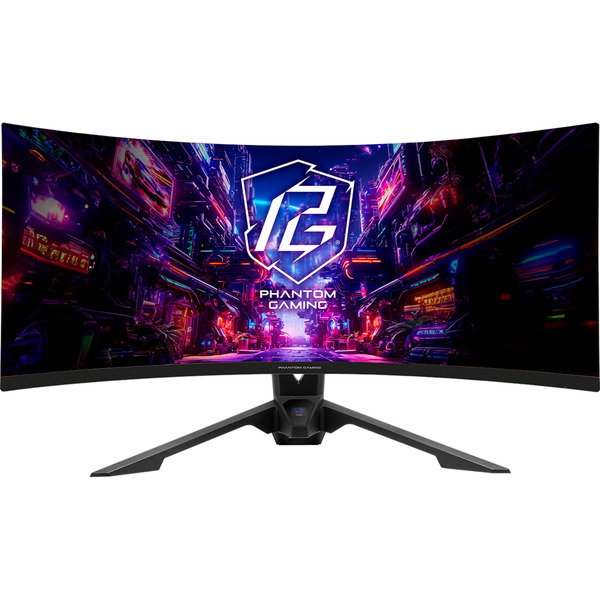 ASRock PG34QRT3A, Gaming-Monitor - 86.4 cm (34 inches), black, WQHD, VA, Curved, WiFi-Antenne, PG-Mini-OLED, 180Hz Panel
