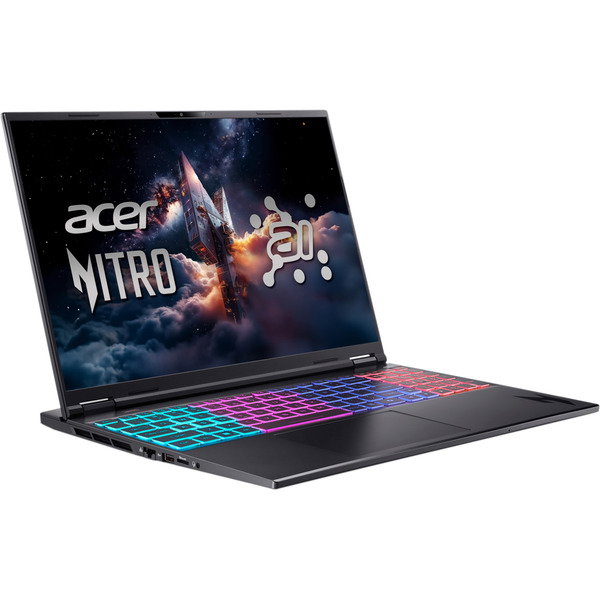 Acer Nitro 16S AI (AN16S-61-R4NP), Gaming-Notebook - black, AMD Ryzen AI 9 365, NVIDIA GeForce RTX 5060, 32 GB DDR5, 1 TB (1 TB SSD), Windows 11 Home