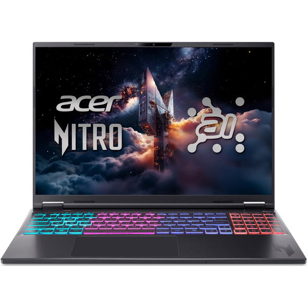Acer Nitro 16S AI (AN16S-61-R4NP), Gaming-Notebook - black, AMD Ryzen AI 9 365, NVIDIA GeForce RTX 5060, 32 GB DDR5, 1 TB (1 TB SSD), Windows 11 Home