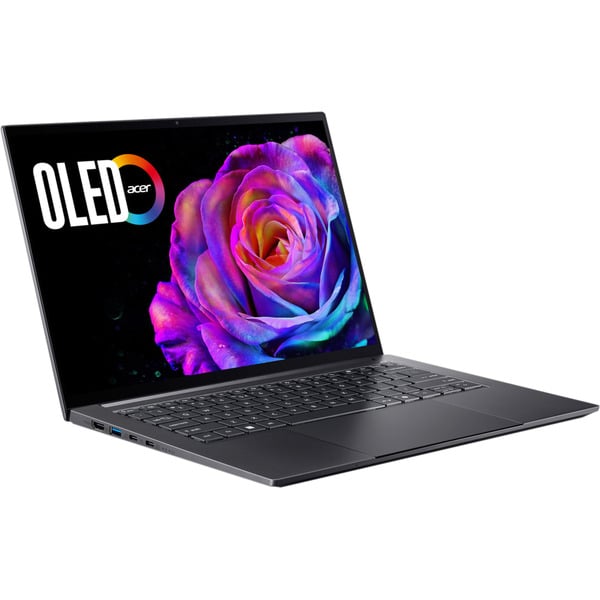 Acer Swift X 14 AI OLED (SFX14-61G-R4FV), Notebook - gray, AMD Ryzen AI 7 350, NVIDIA GeForce RTX 5060, 32 GB LPDDR5X, 1 TB (1 TB SSD), Windows 11 Home