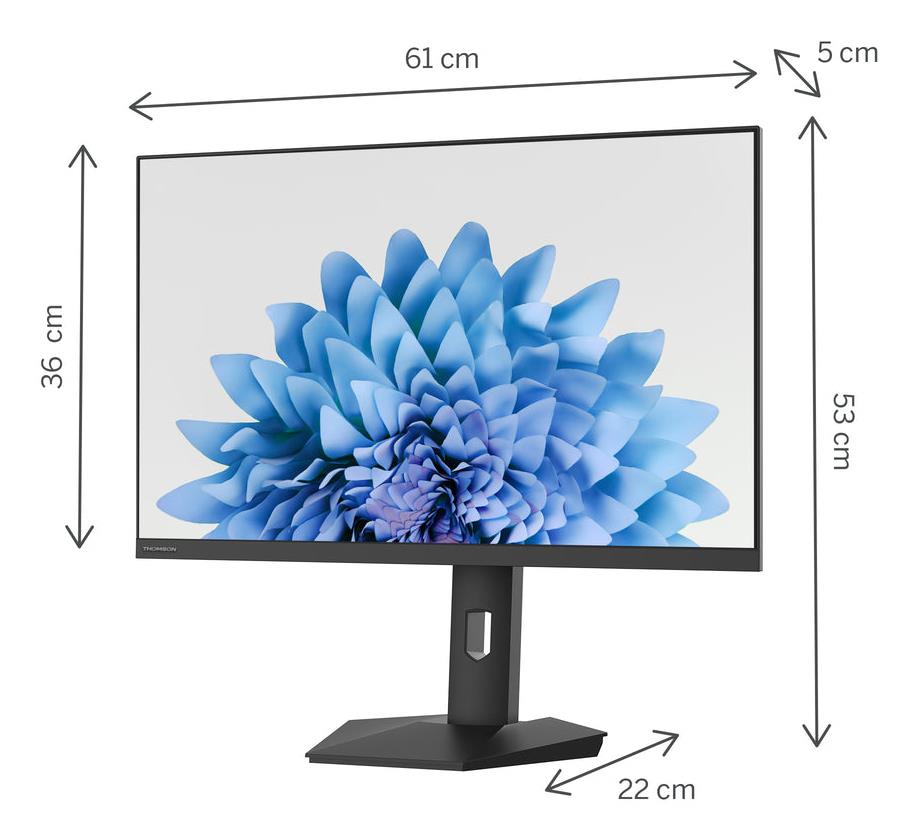 LCD Monitor THOMSON 27 1920 x 1080 pixels Full HD Native aspect ratio 16:9 Flat M27FB5C15