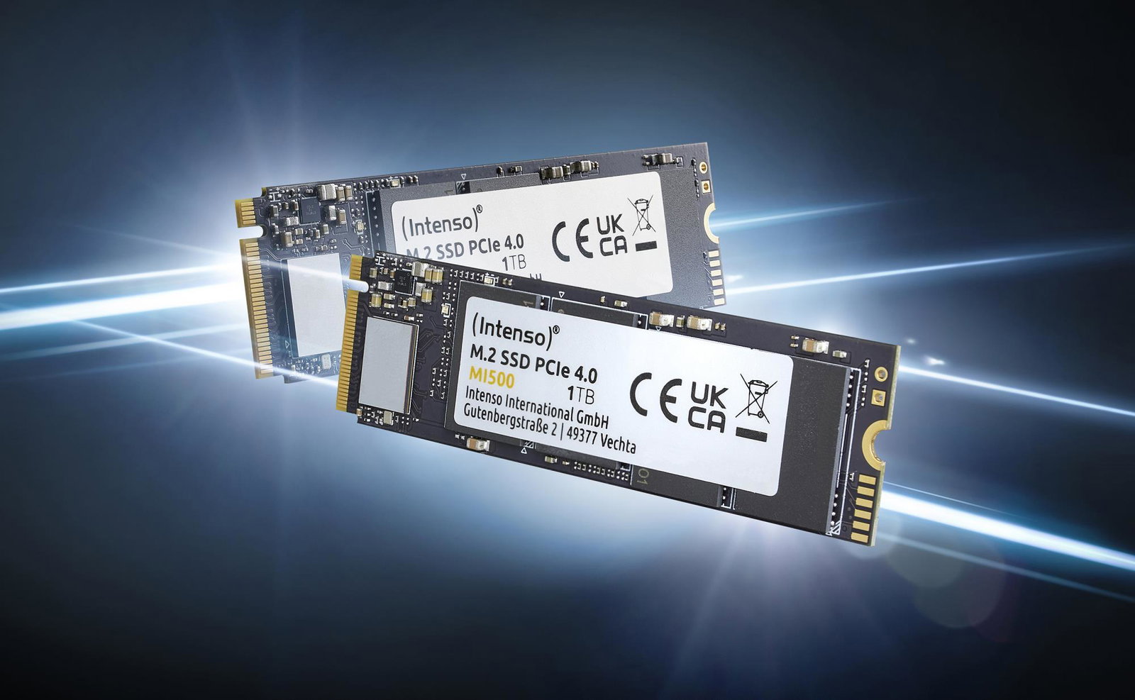 SSD INTENSO MI500 500GB M.2 NVMe 3D NAND Write speed 4000 MBytes/sec Read speed 5300 MBytes/sec 4mm TBW 300 TB MTBF 1500000 hours 3836450