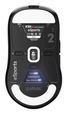 MOUSE USB OPTICAL WRL X2H V3/MEDIUM BLACK PX2H3ES21 PULSAR