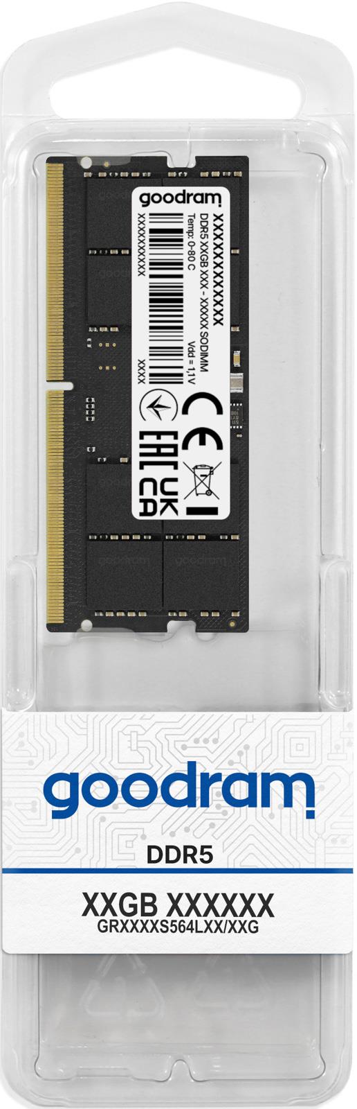 Goodram GR5600D564L46S/16G memory module 16 GB 1 x 16 GB DDR5 288-pin DIMM