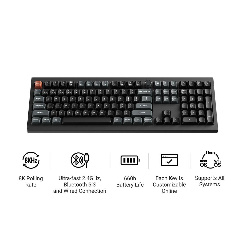 KEYBOARD WRL V6 ULTRA/BLACK V6U-D4 KEYCHRON