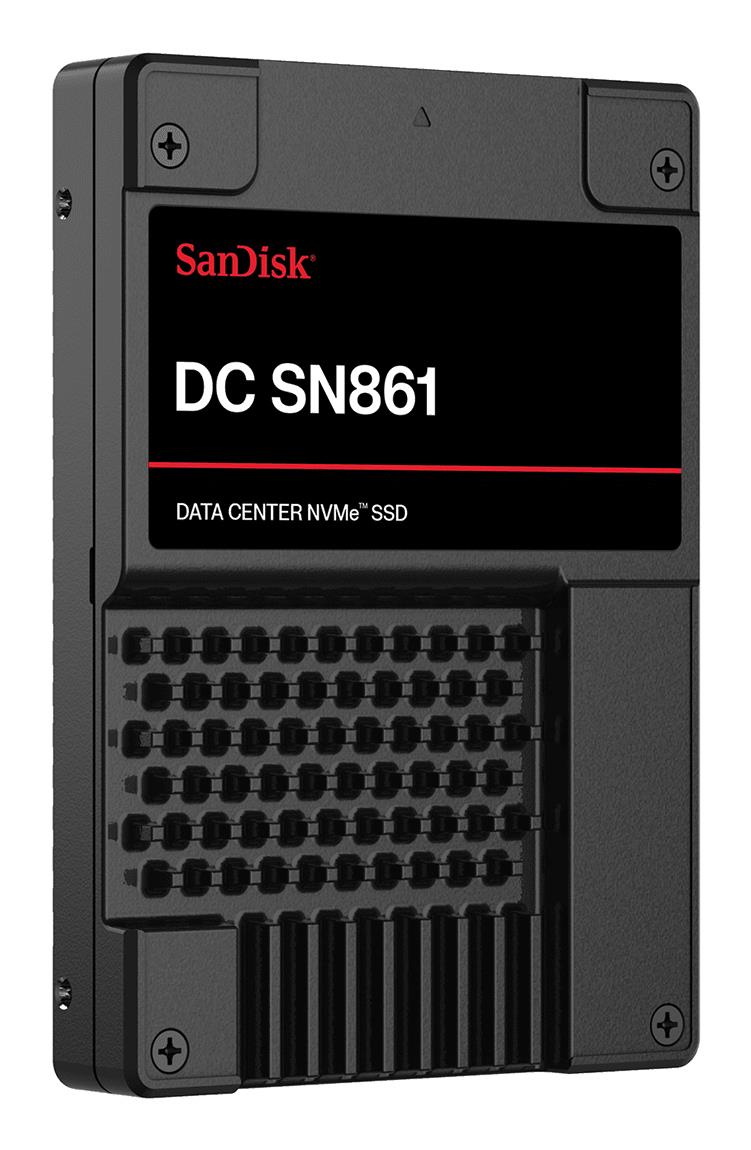 SSD SANDISK DC SN861 1920 GB PCI Express 5.0 NVMe Yes Write speed 3600 MB/s Read speed 13700 MB/s U.2 MTBF 2500000 h WUS6BA119PSP9X30TS2525