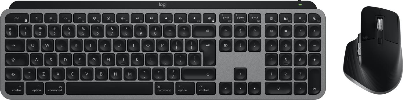 KEYBOARD +MOUSE COMBO MXKEYS S/GREY 920-012845 LOGITECH
