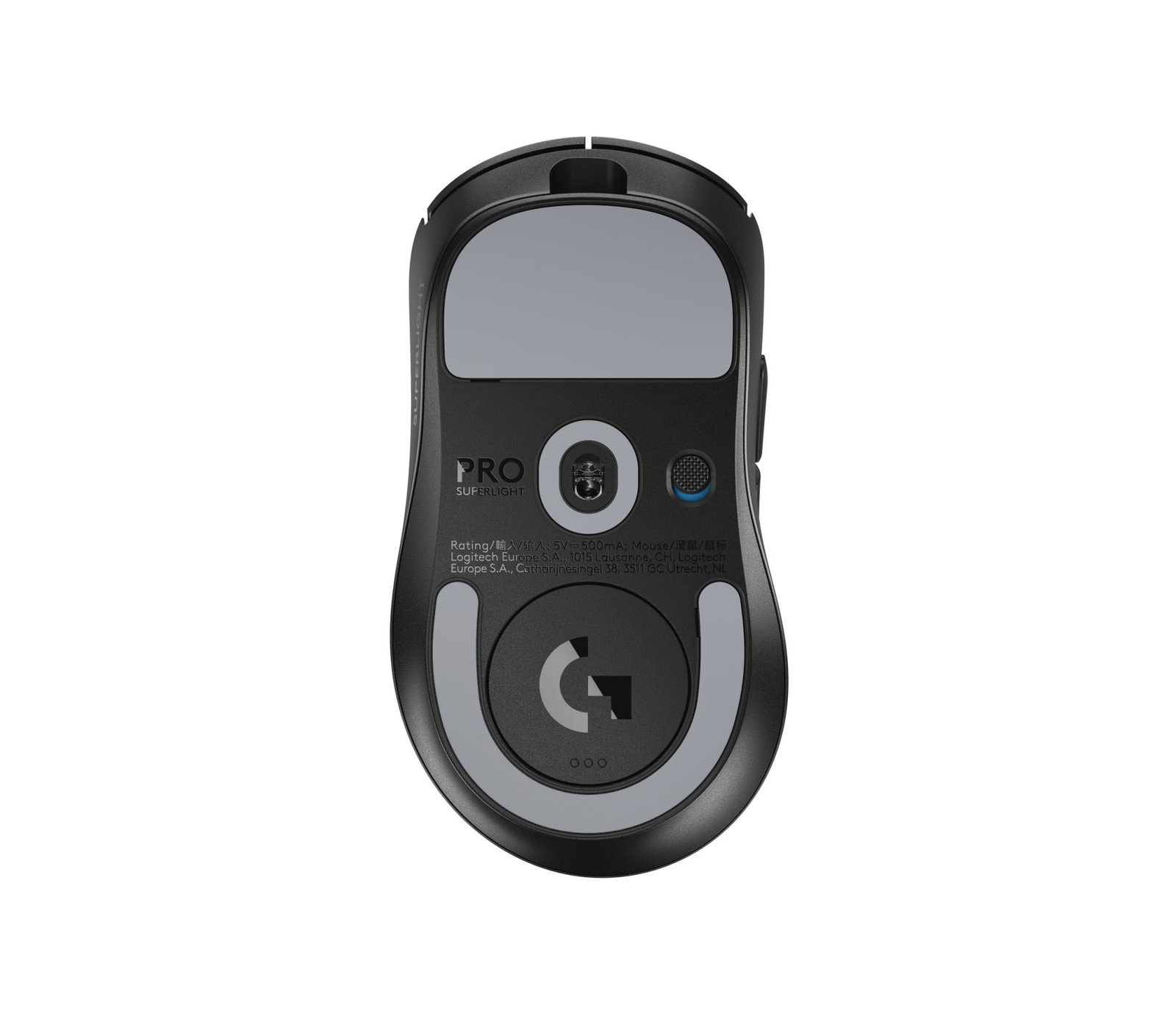 MOUSE USB WRL PRO X SUPERLIGHT/2DEX BLACK 910-007357 LOGITECH