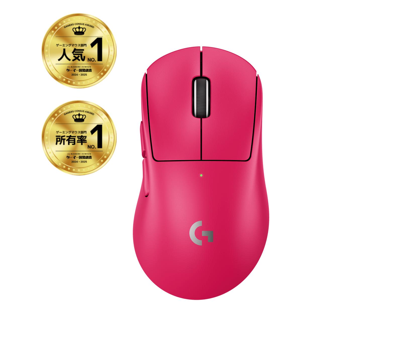 MOUSE USB WRL PRO X SUPERLIGHT/2DEX BLACK 910-007373 LOGITECH