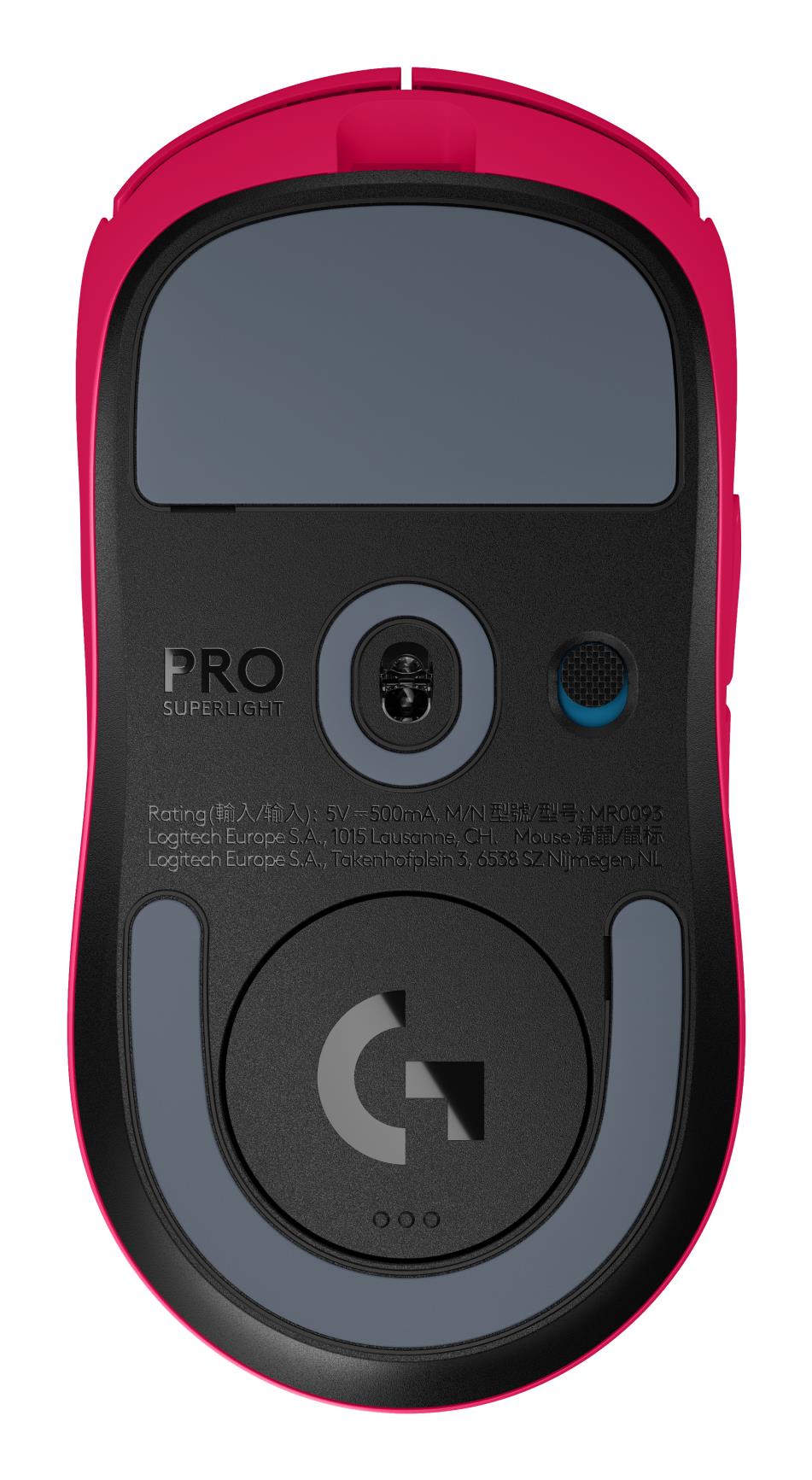 MOUSE USB WRL PRO X/PINK 910-006797 LOGITECH