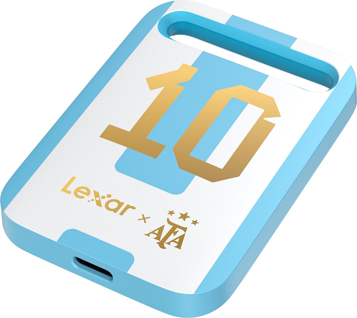 External SSD LEXAR Read speed 390 MB/s Write speed 400 MB/s 512 GB LSL260X512G-BNXNG