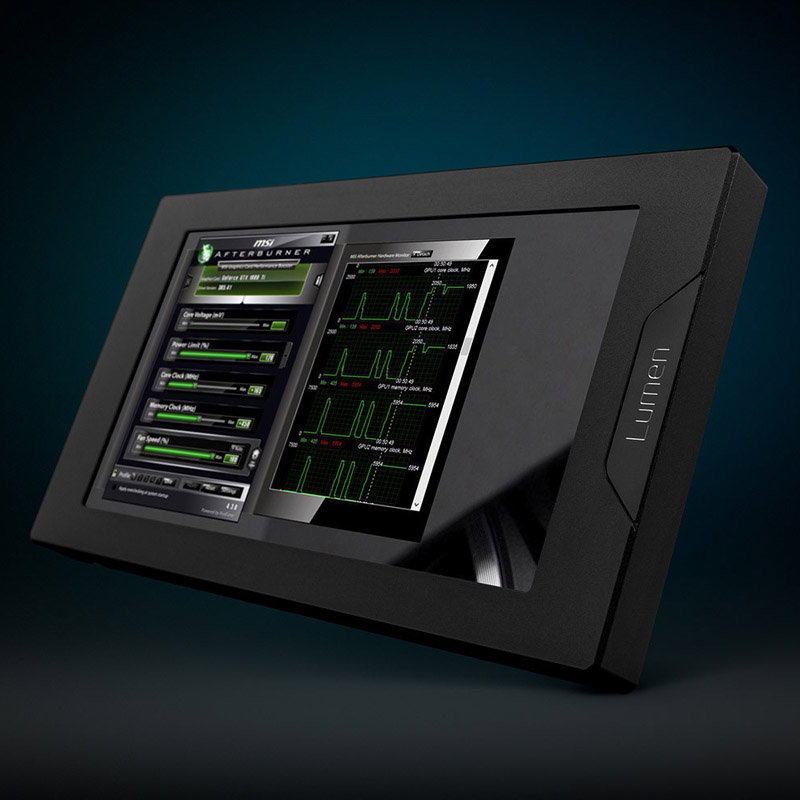 EK Water Blocks EK-Quantum Lumen 7 LCD - black