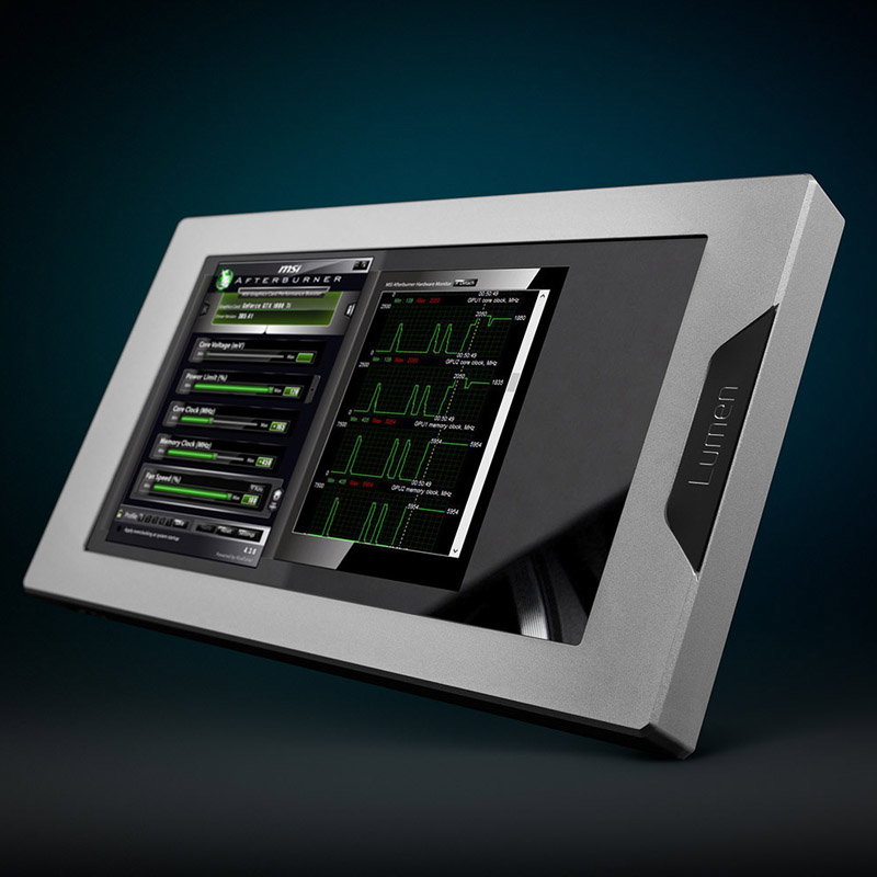 EK Water Blocks EK-Quantum Lumen 7 LCD - silver