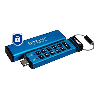 MEMORY DRIVE FLASH USB-C/64GB IKKP200C/64GB KINGSTON