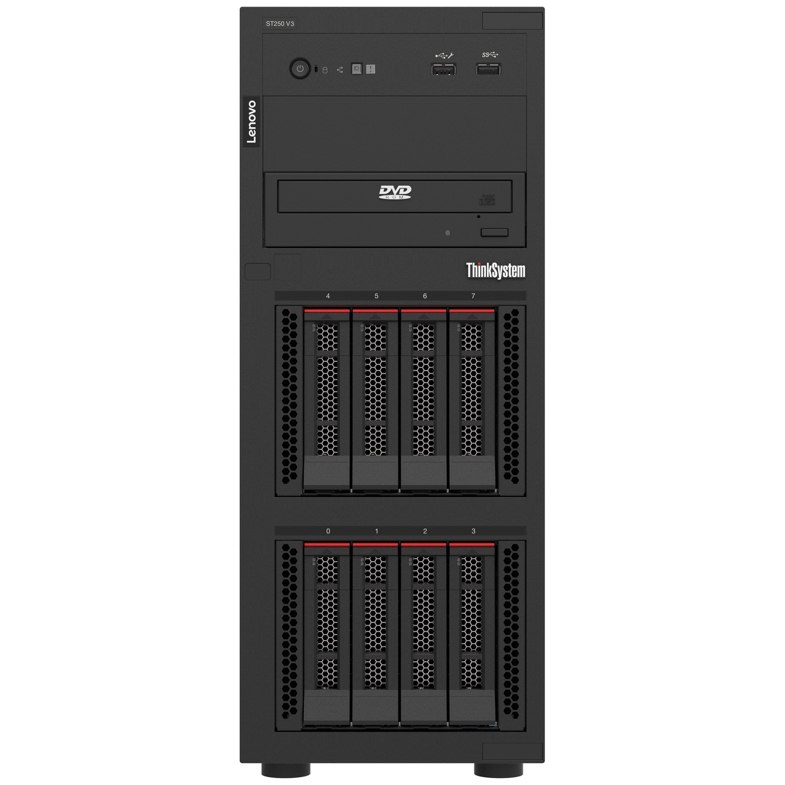 Lenovo ThinkSystem ST250 V3 1xIntel Xeon 6315P 4C Server 2.8 GHz