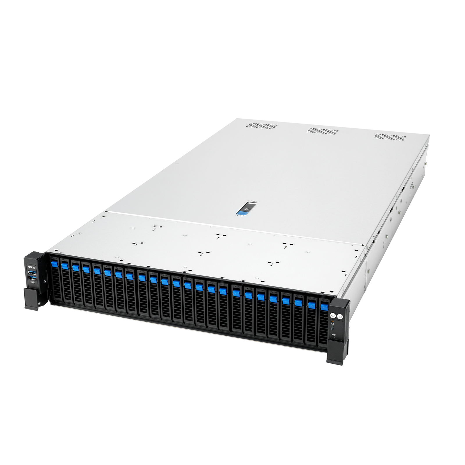 ASUS RS720A-E13-RS24G Socket SP5 Rack (2U) Black, Silver