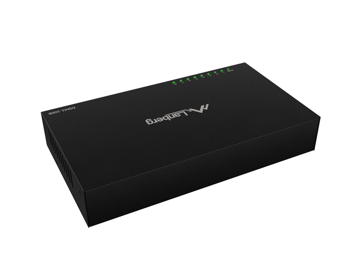 Lanberg DSM1-1008 network switch Unmanaged Gigabit Ethernet (10/100/1000) Desktop Black