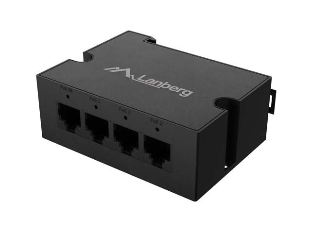 Lanberg DIN-GE4-BT-90W PoE adapter Gigabit Ethernet