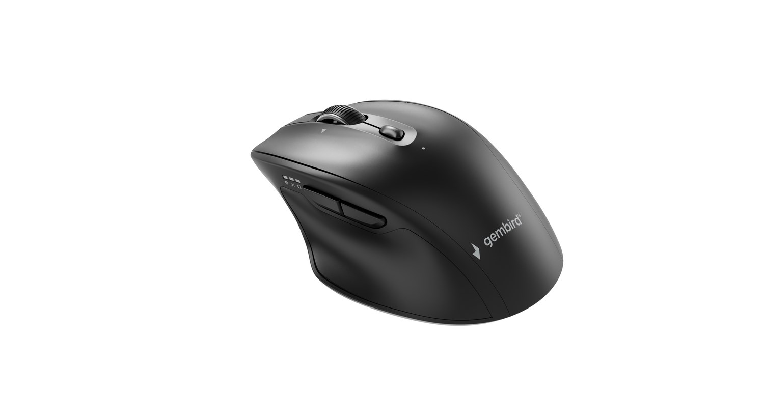 Gembird MUSW2-6B-02 Dual-mode wireless mouse (2.4G + BT), 2400 DPI, 6-button, black