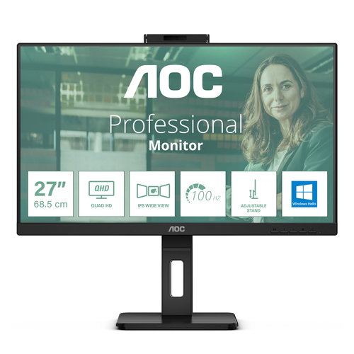 Q27P3CW 27IN IPS 2560X1440 16:9 - 4MS BLACK