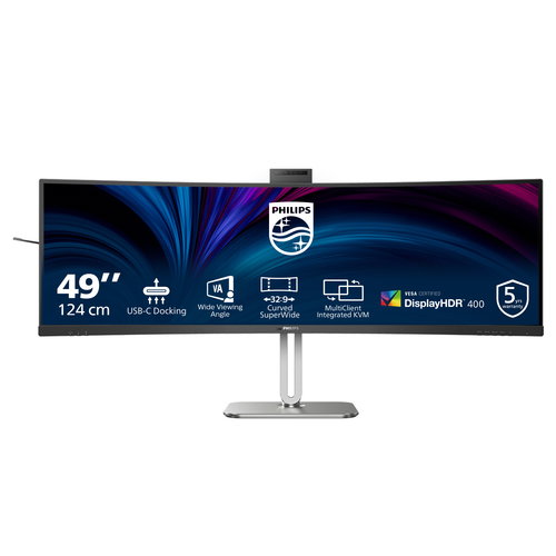 49IN 124 VA LCD 5120X1440 32:9 - 3000:1 HDMI 2.0 X 2 DISPLAYPORT