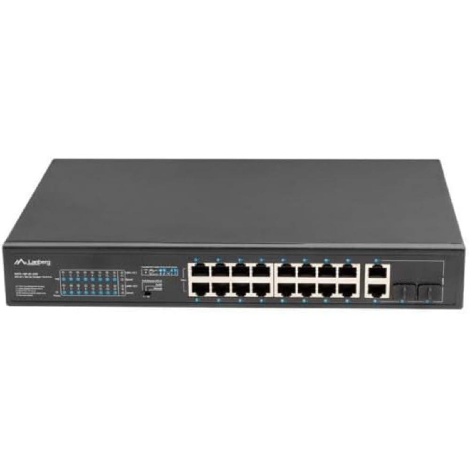 Lanberg Switch Rack 19 16X 100MB POE+2X COMBO GIGABIT 250W