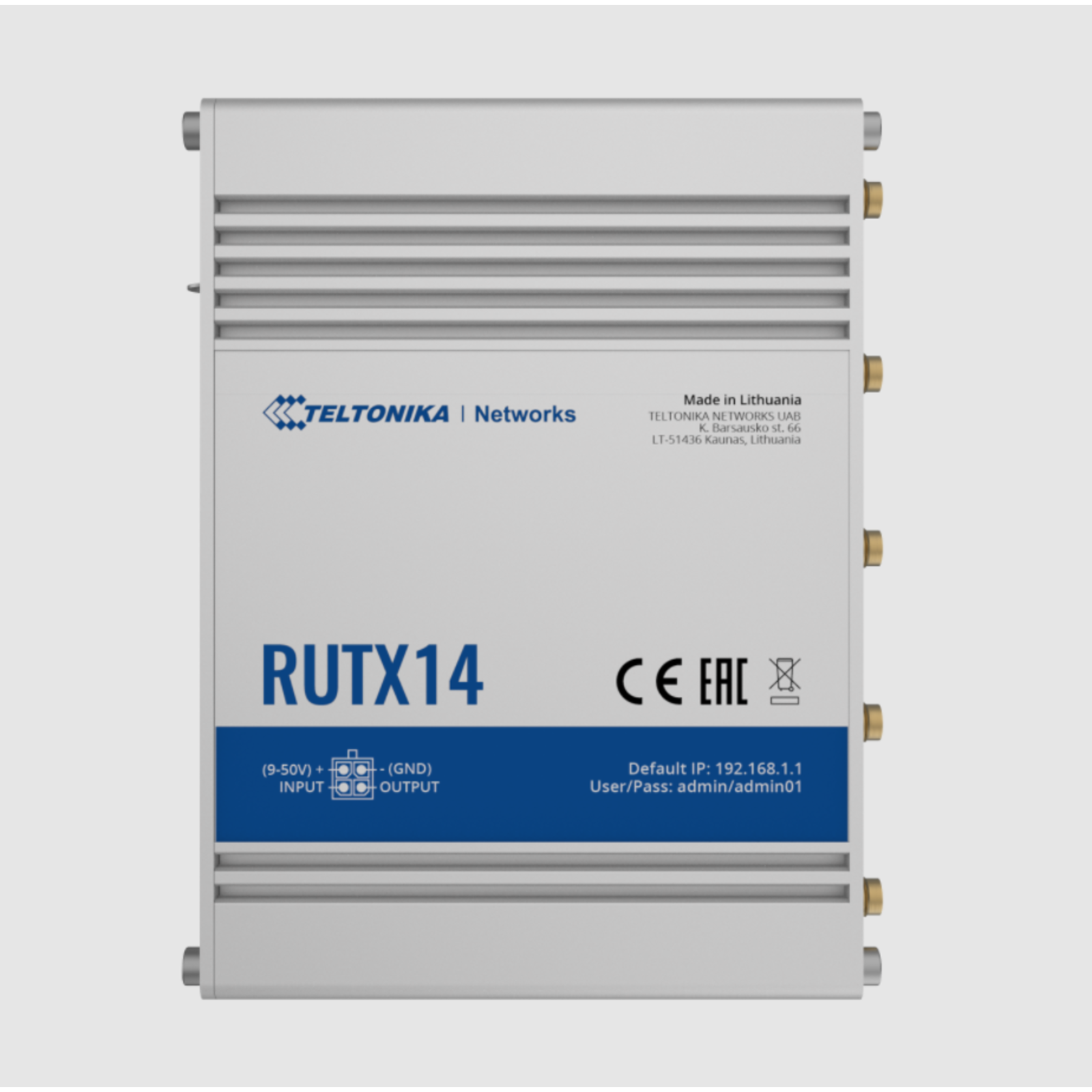 Teltonika Industrial Cellular router CAT12 Wireless 5-Port-Switch RUTX14