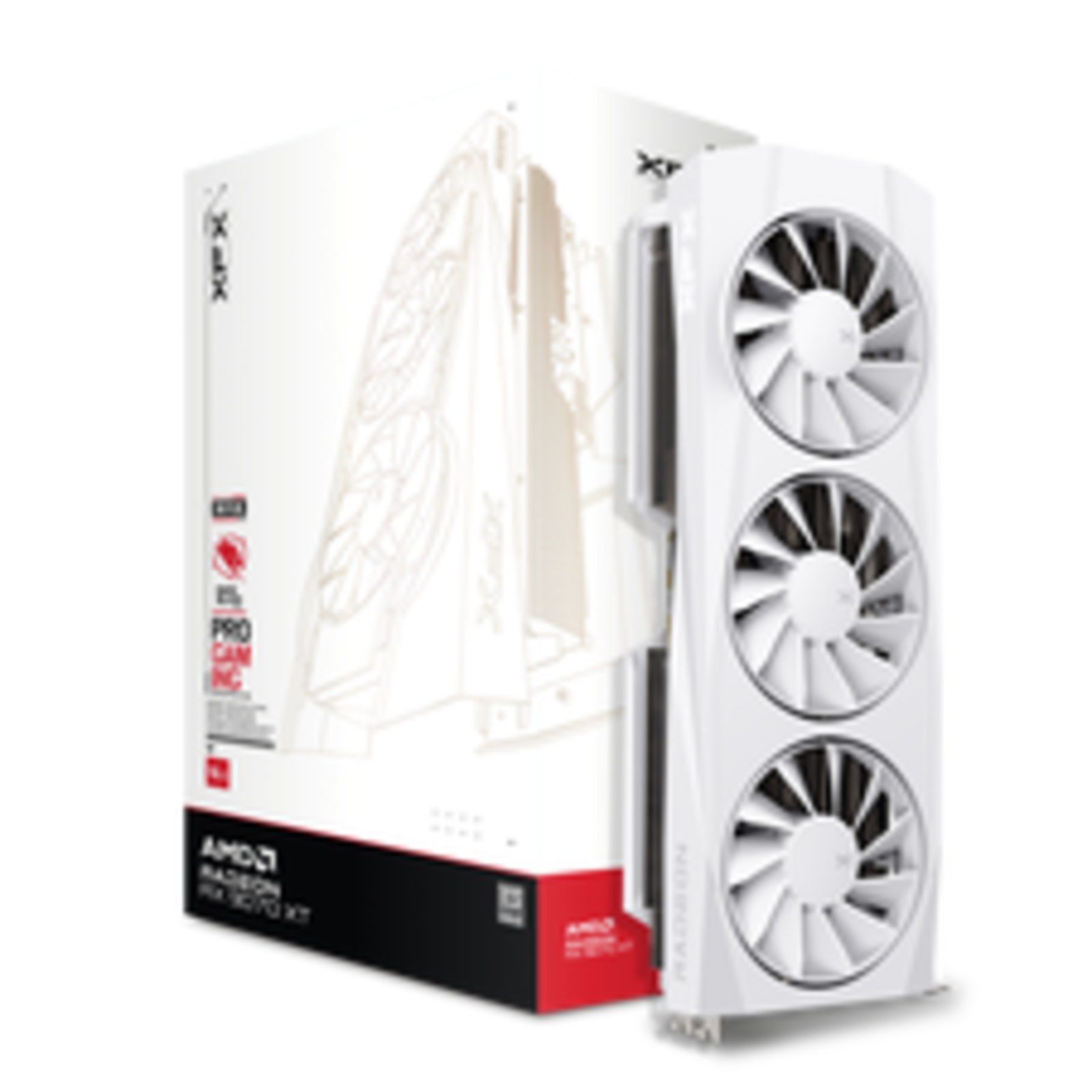 XFX AMD Radeon RX 9070XT Quicksilver 9070 XT Gaming Edition 16GB GDDR6 VRAM PCIe X16 HDMI 2.1