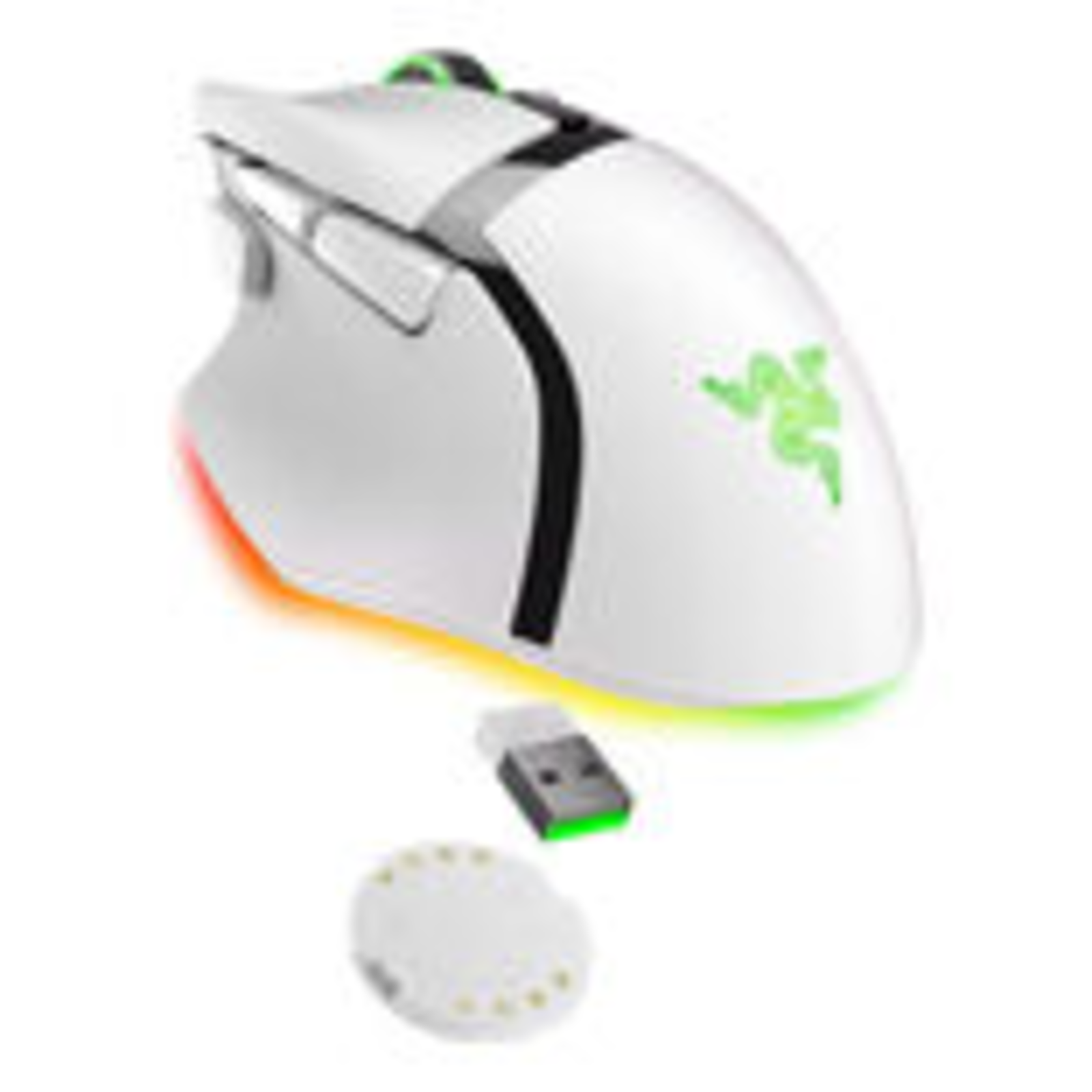 RAZER BASILISK V3 PRO 35K WHITE NEW GEN ERGONOMIC WIRELESS E GAMING MOUSE