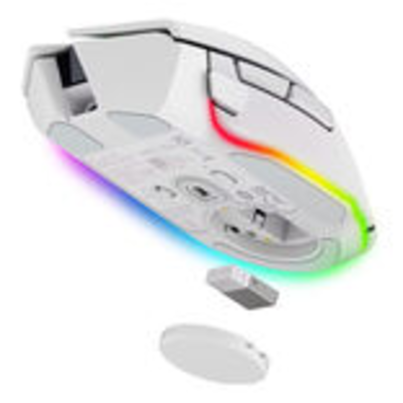RAZER BASILISK V3 PRO 35K WHITE NEW GEN ERGONOMIC WIRELESS E GAMING MOUSE