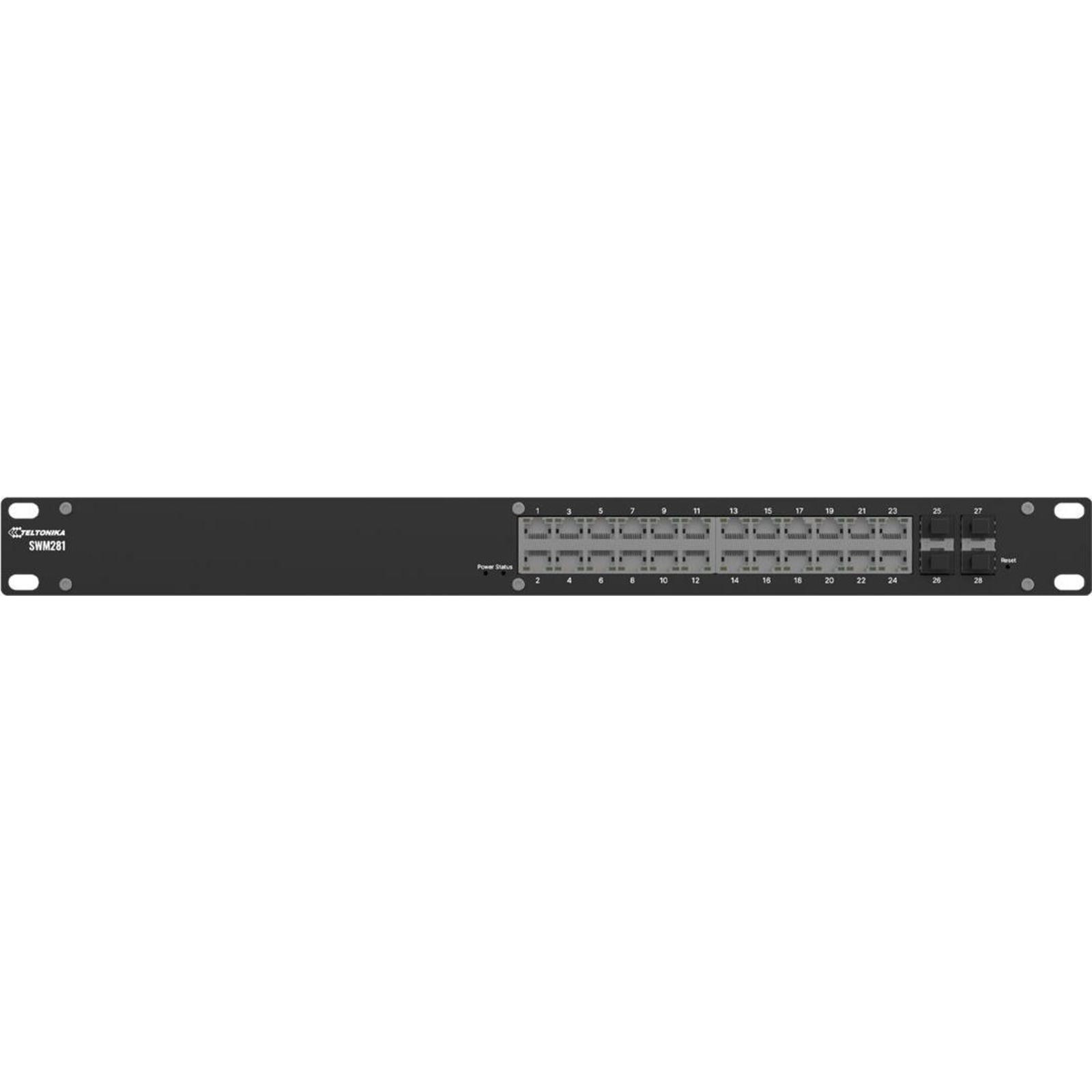 Teltonika SWM281 L2+ Managed Switch 24x ETH Ports 4x SFP Switch 1 Gbps