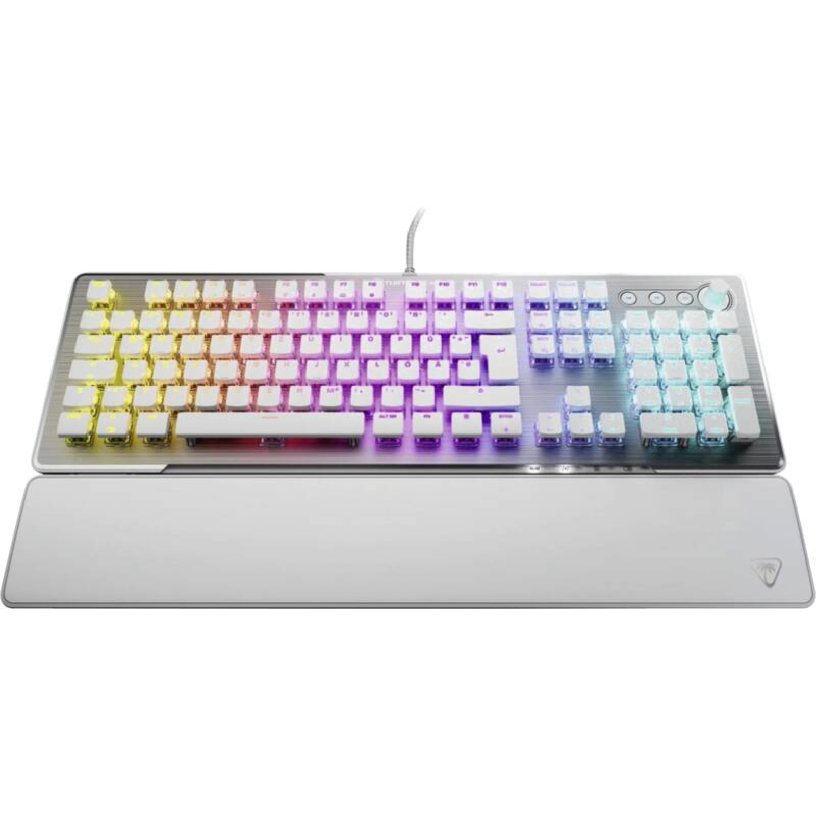 Turtle Beach Vulcan II Gaming Keyboard Gaming Keyboard with Linear Switches UK Layout White QWERTZ