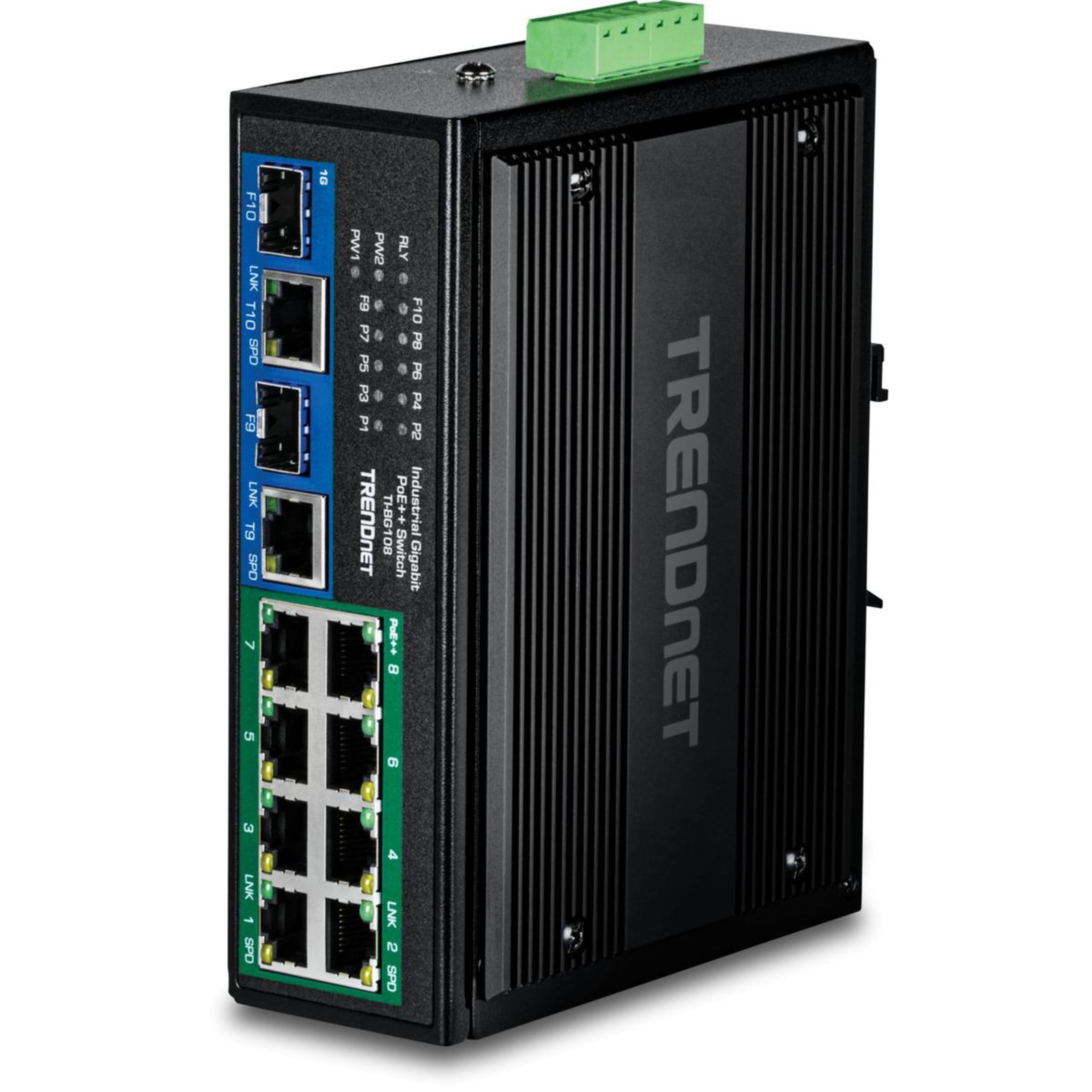 TRENDnet 10-PORT INDUSTRIAL GIGABIT 400W Switch 1 Gbps