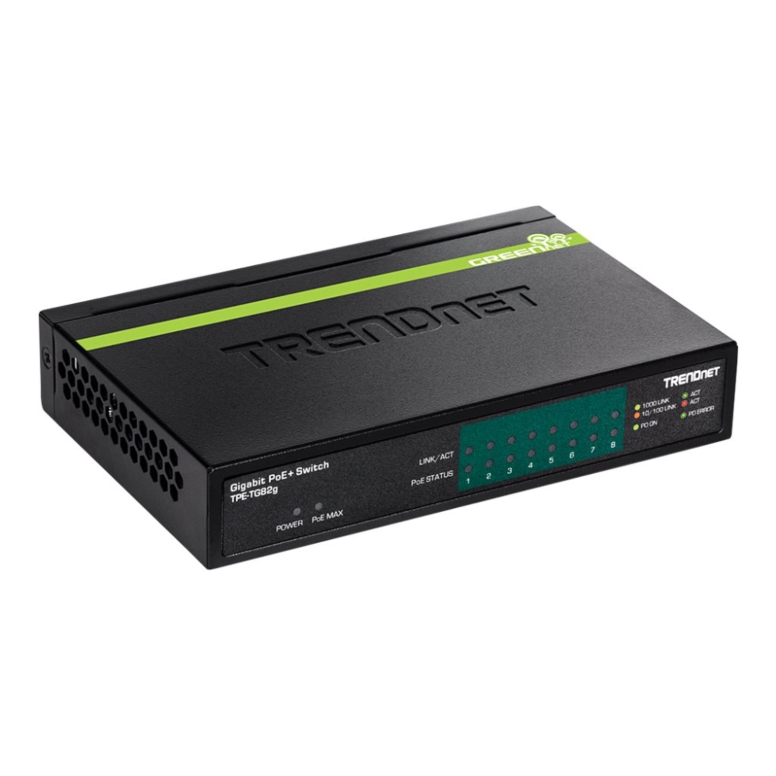 TRENDnet TPE TG82G Switch 8-Ports Gigabit PoE+