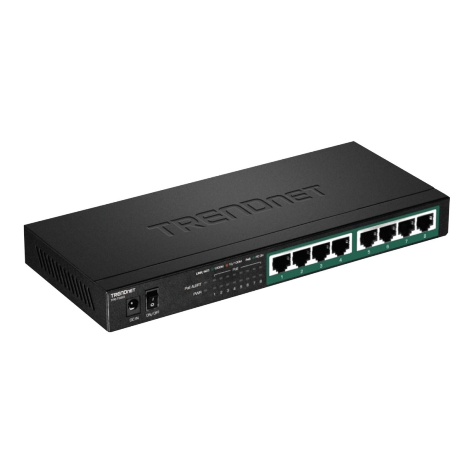 TRENDnet 8-Port Gigabit PoE+ Switch 65W