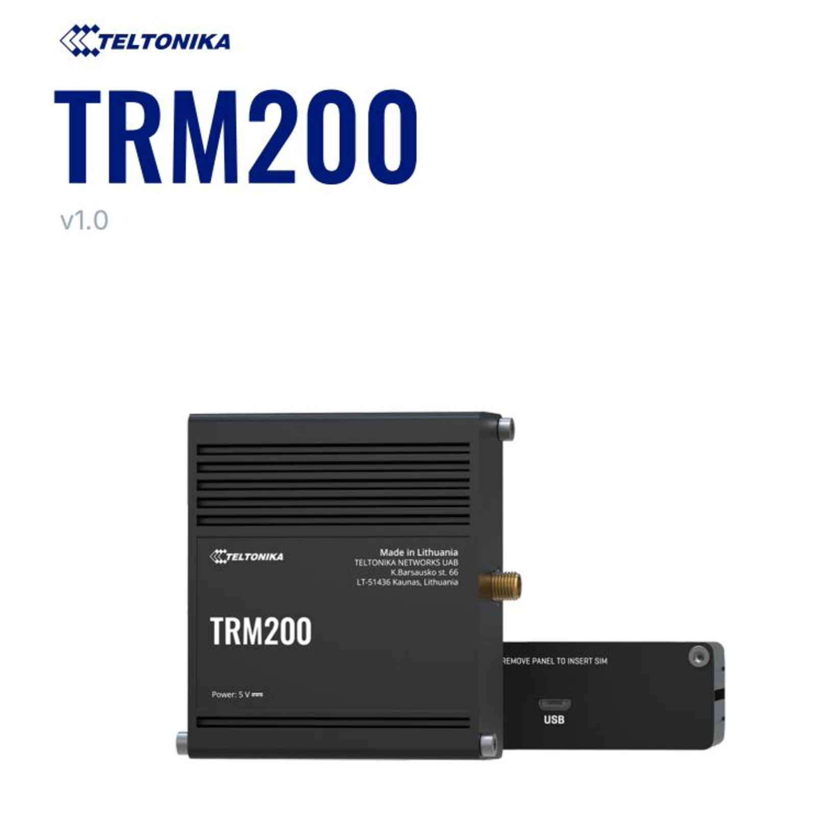 Teltonika TRM200 Industrial 4G Cat 4 Modem