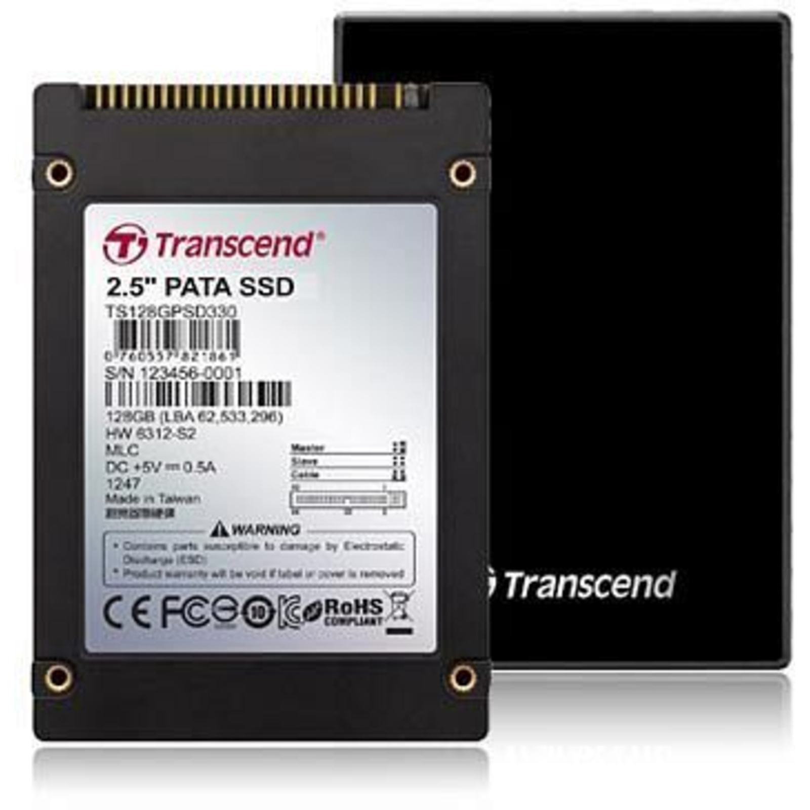Transcend PSD330 128 GB PATA UDMA 4 2.5